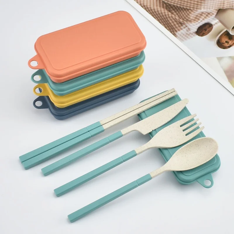 Alternative view of Eco Wheat  Fiber Cutlery Set