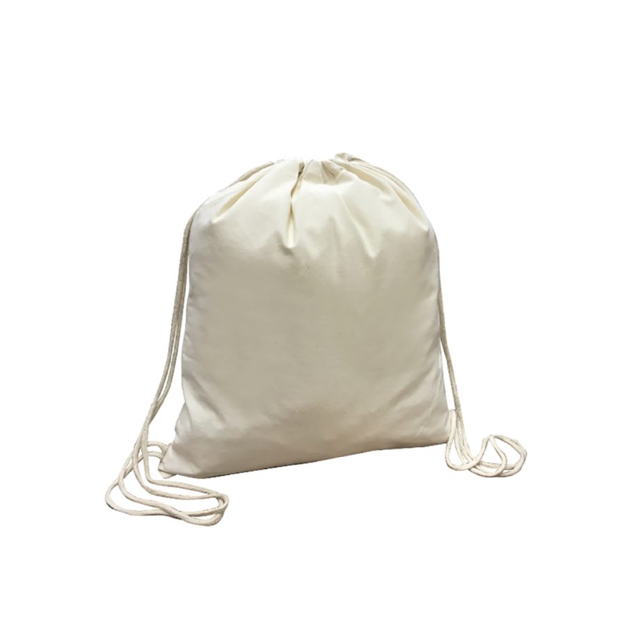 Canvas Drawstring Backpack Bag