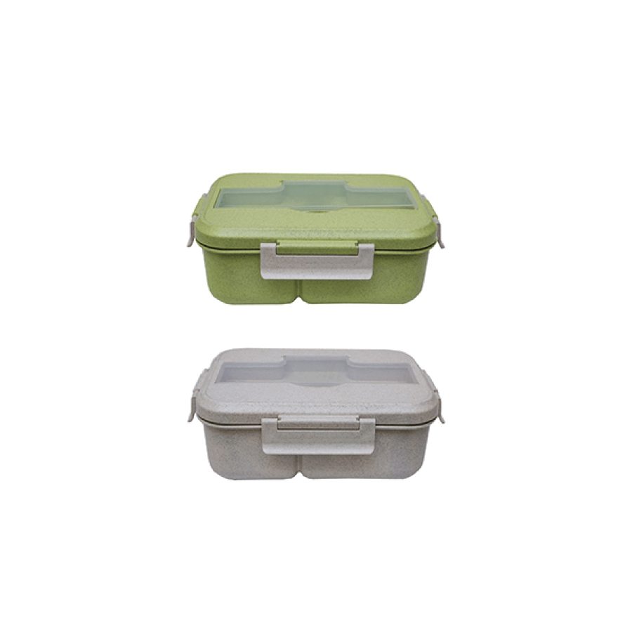 Alternative view of Eco Wheat Fiber Lunch Box with Spoon & Fork