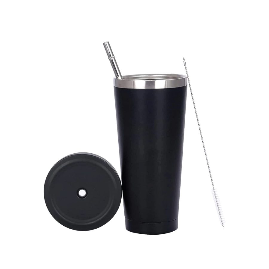 Alternative view of Stainless Steel Mug with Lid Straw